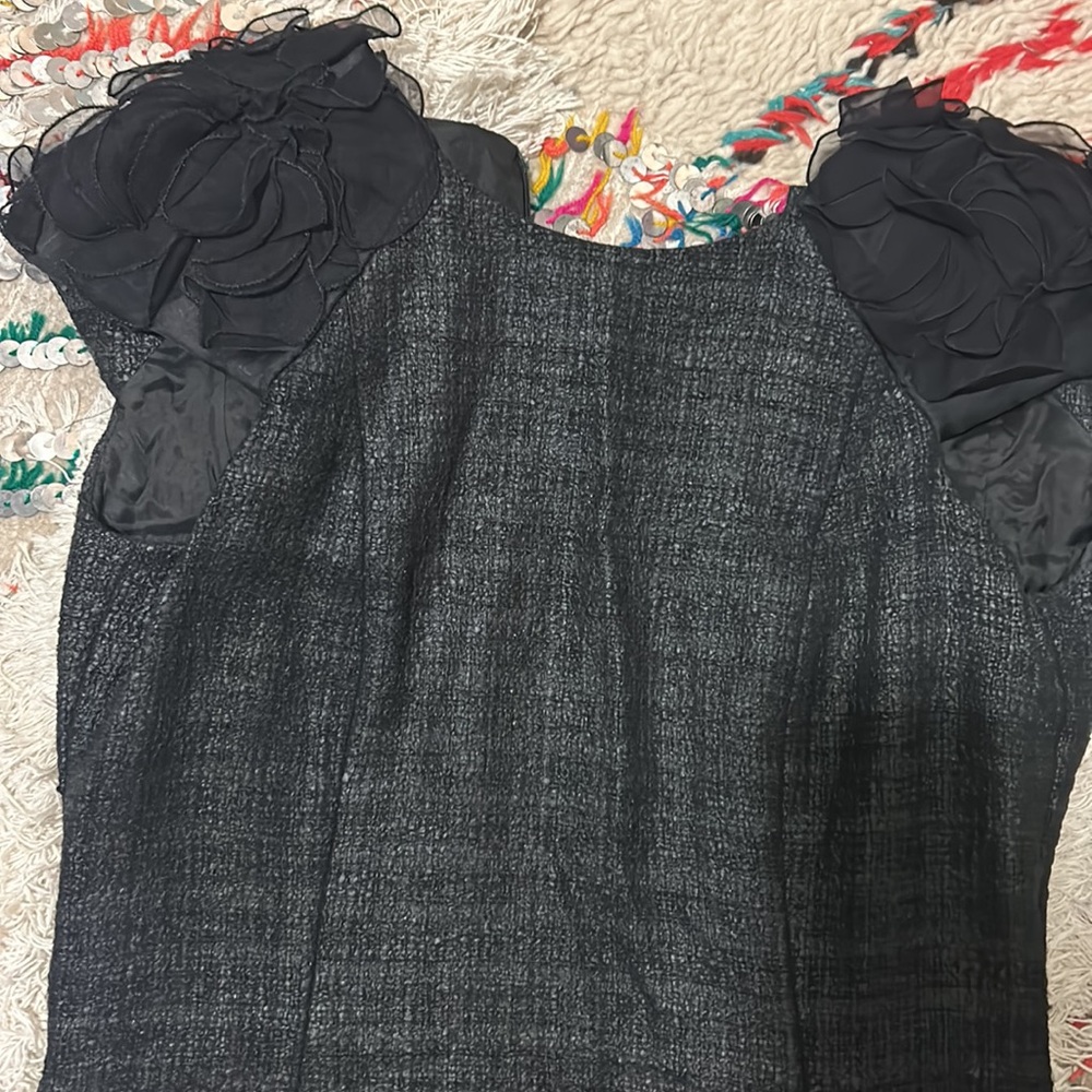 MAX MARA Boucle dress with petal detail